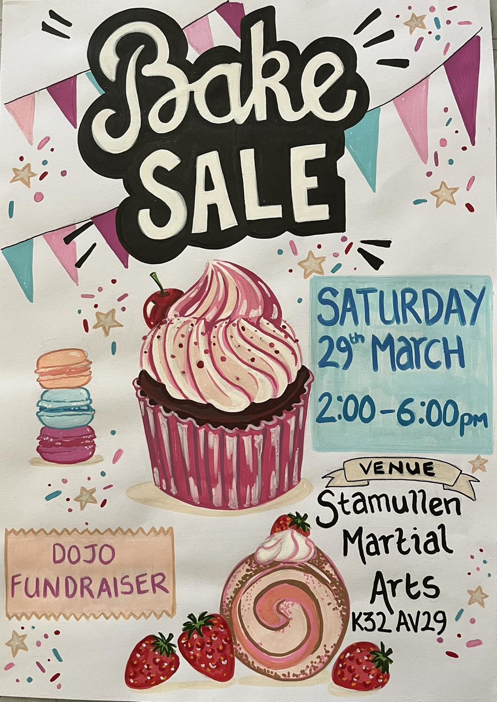 Event: March 29th 2025: Bake&nbsp;Sale!